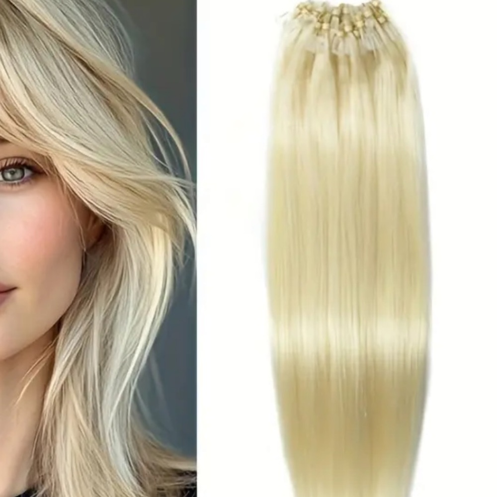Micro Bead-Blonde Hair Extensions